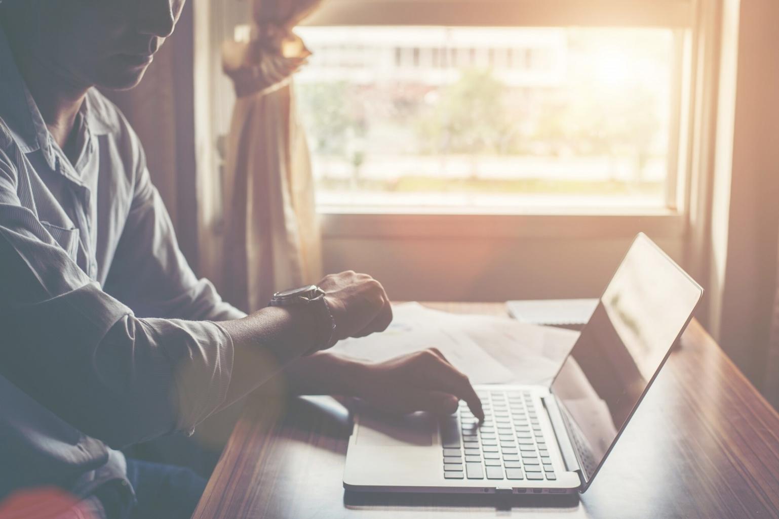 Team members collaborating on financial planning and budget analysis